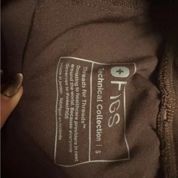 Figs Dark Brown Apparel Set - Picture 3 of 3